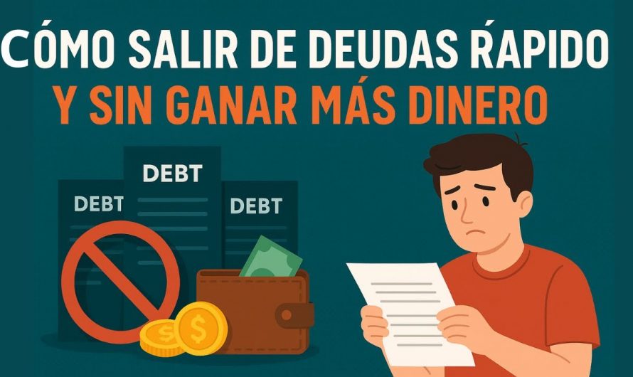 Cómo salir de deudas rápidamente sin pedir más préstamos ni caer en soluciones milagrosas que no funcionan