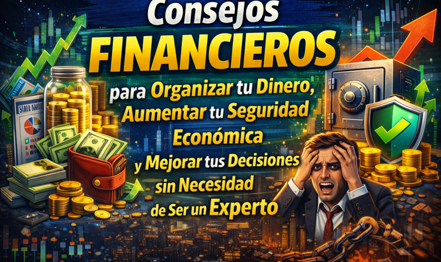 Consejos Financieros para Organizar tu Dinero, Aumentar tu Seguridad Económica y Mejorar tus Decisiones sin Necesidad de Ser un Experto